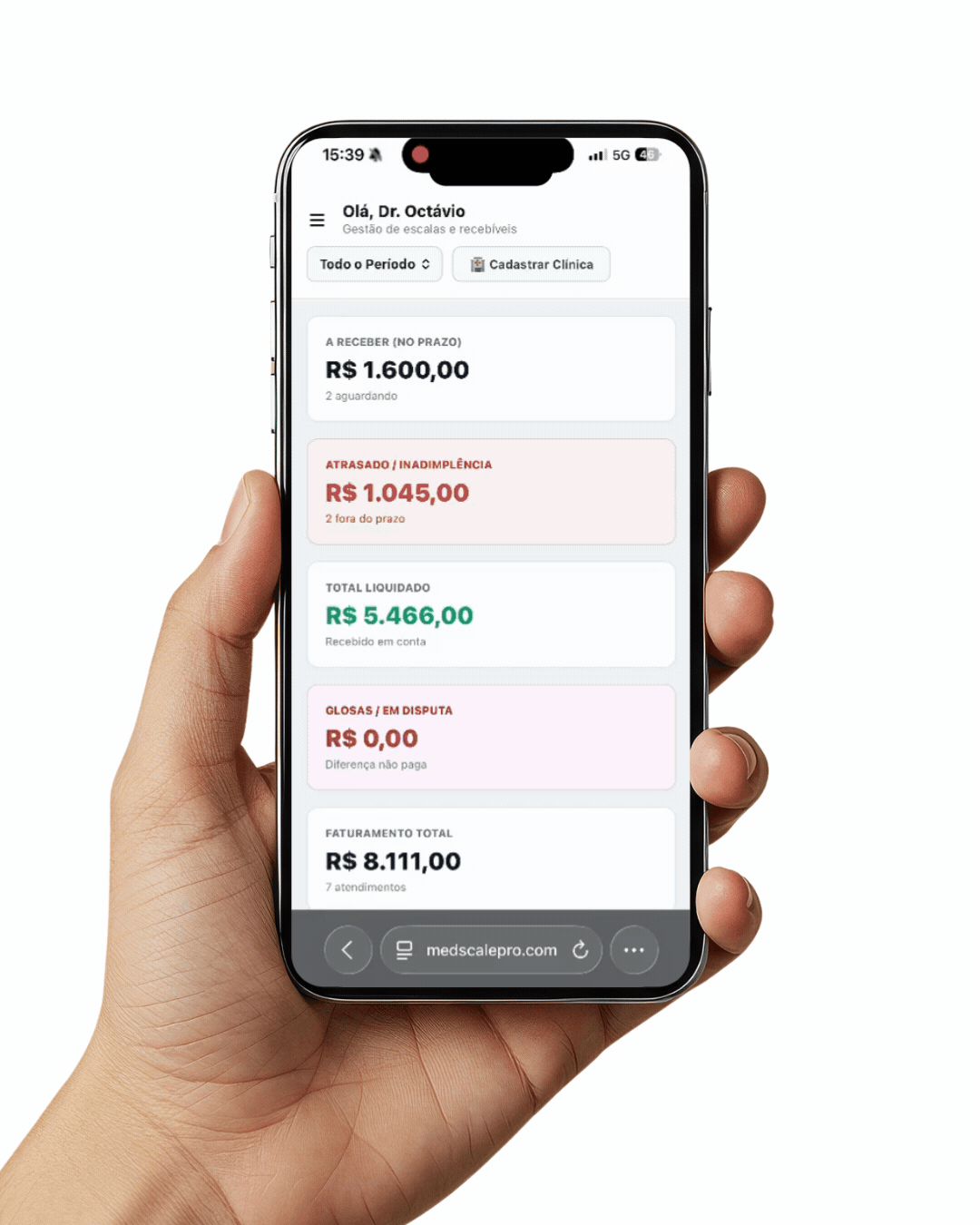 Demonstração do Painel MedScale PRO